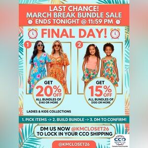 Girls White Floral Summer Dress with Peach Accents